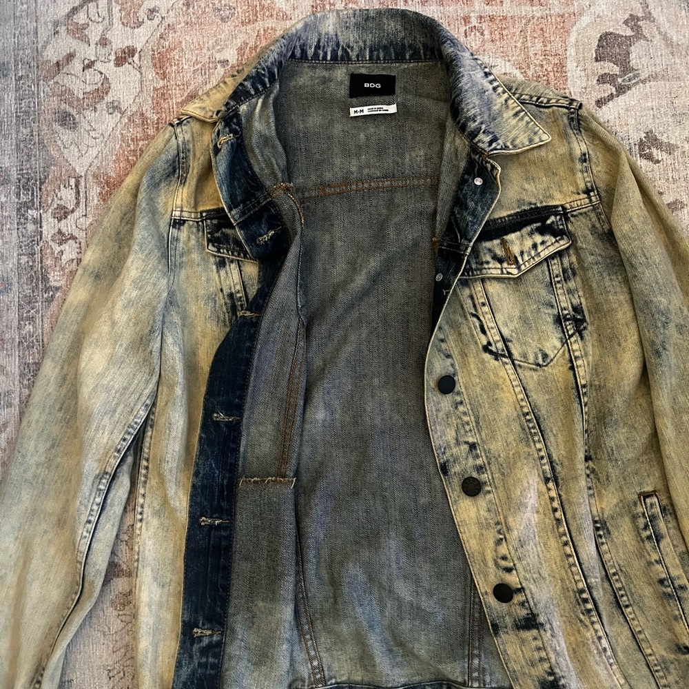 BDG urban outfitters distressed jean jacket